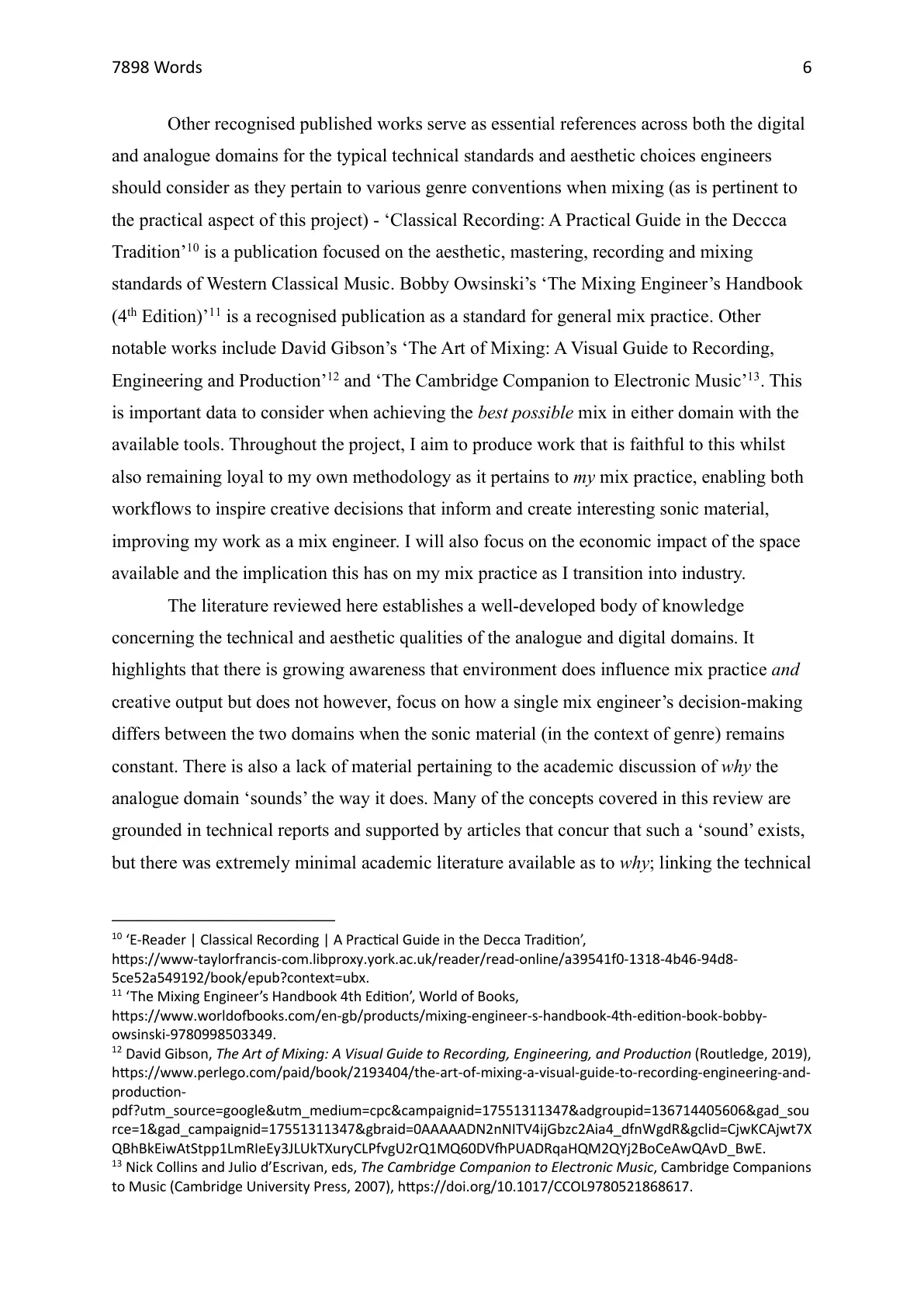 Dissertation page 6 of 23