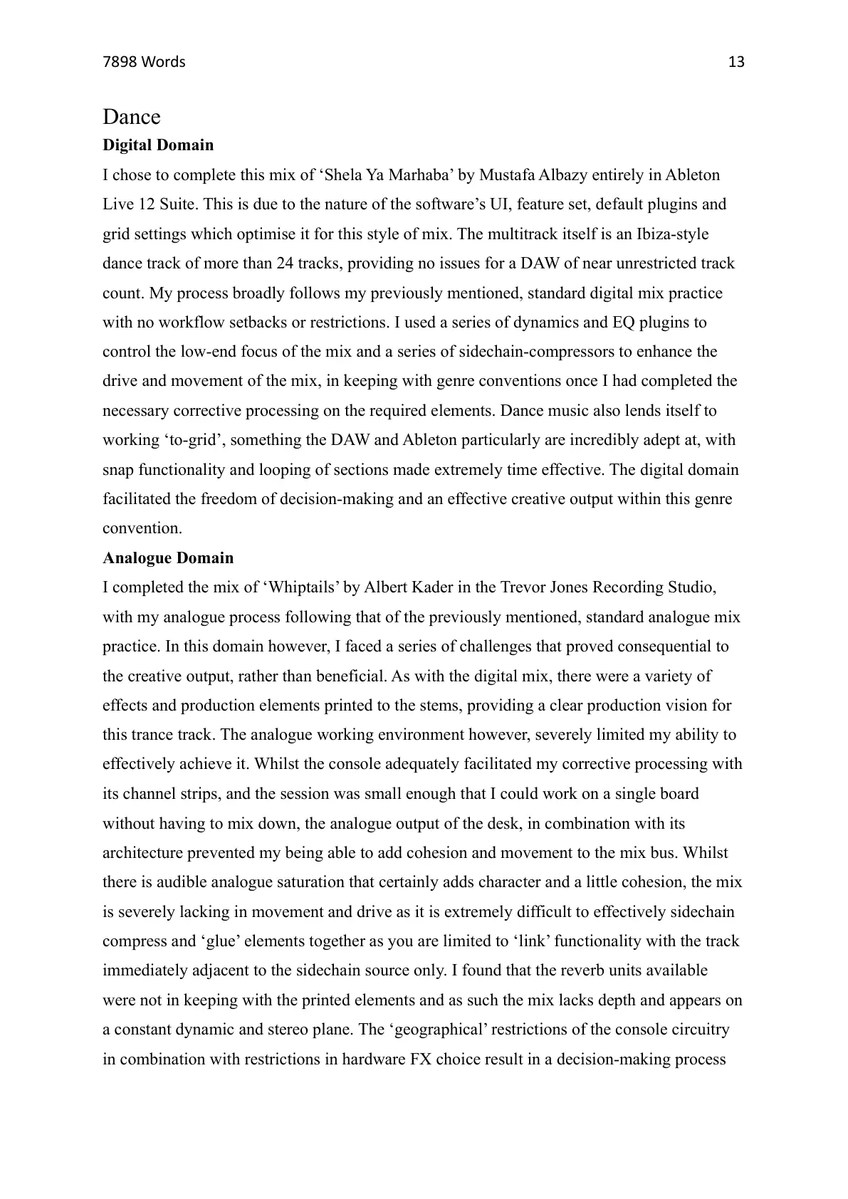 Dissertation page 13 of 23