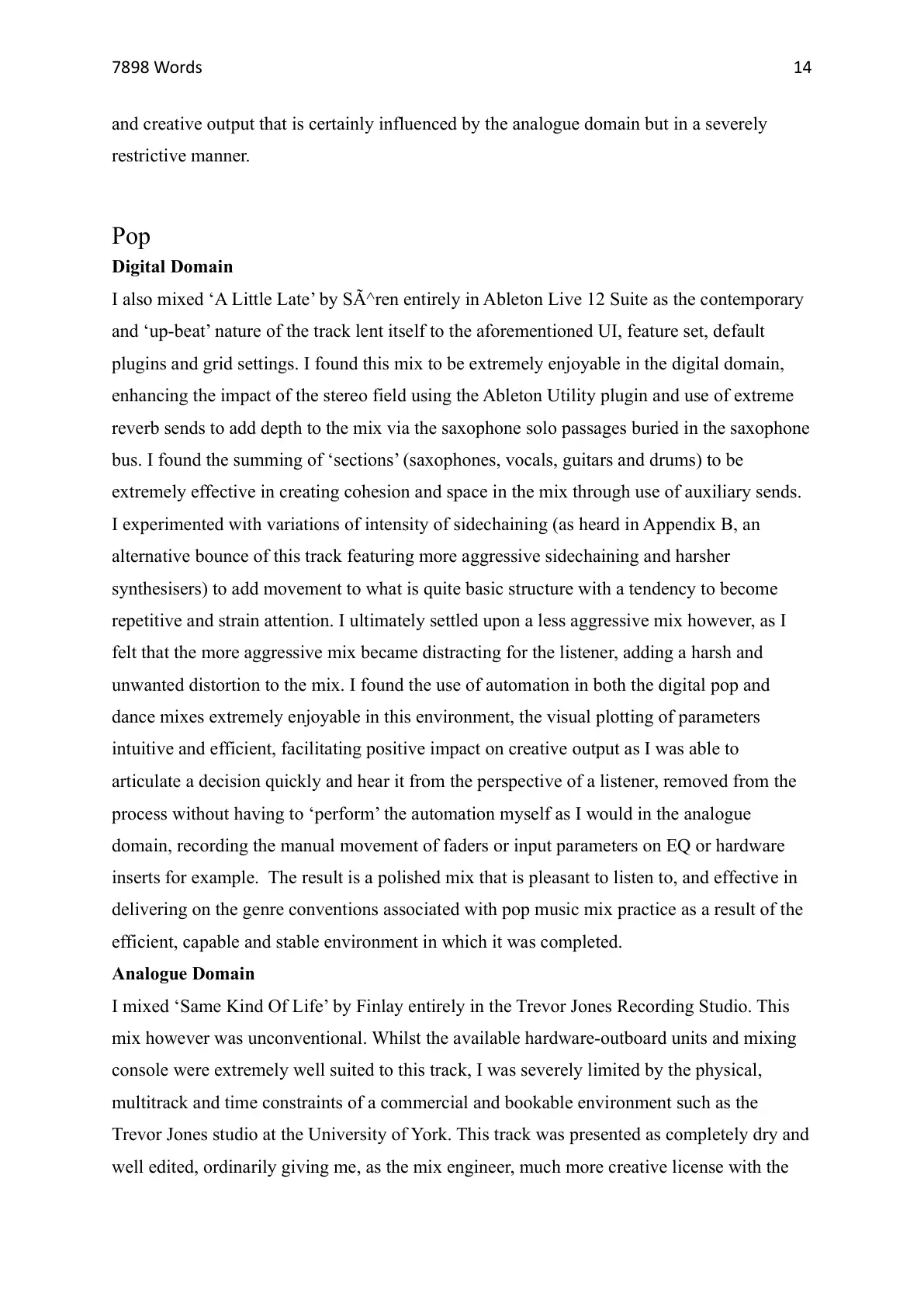 Dissertation page 14 of 23