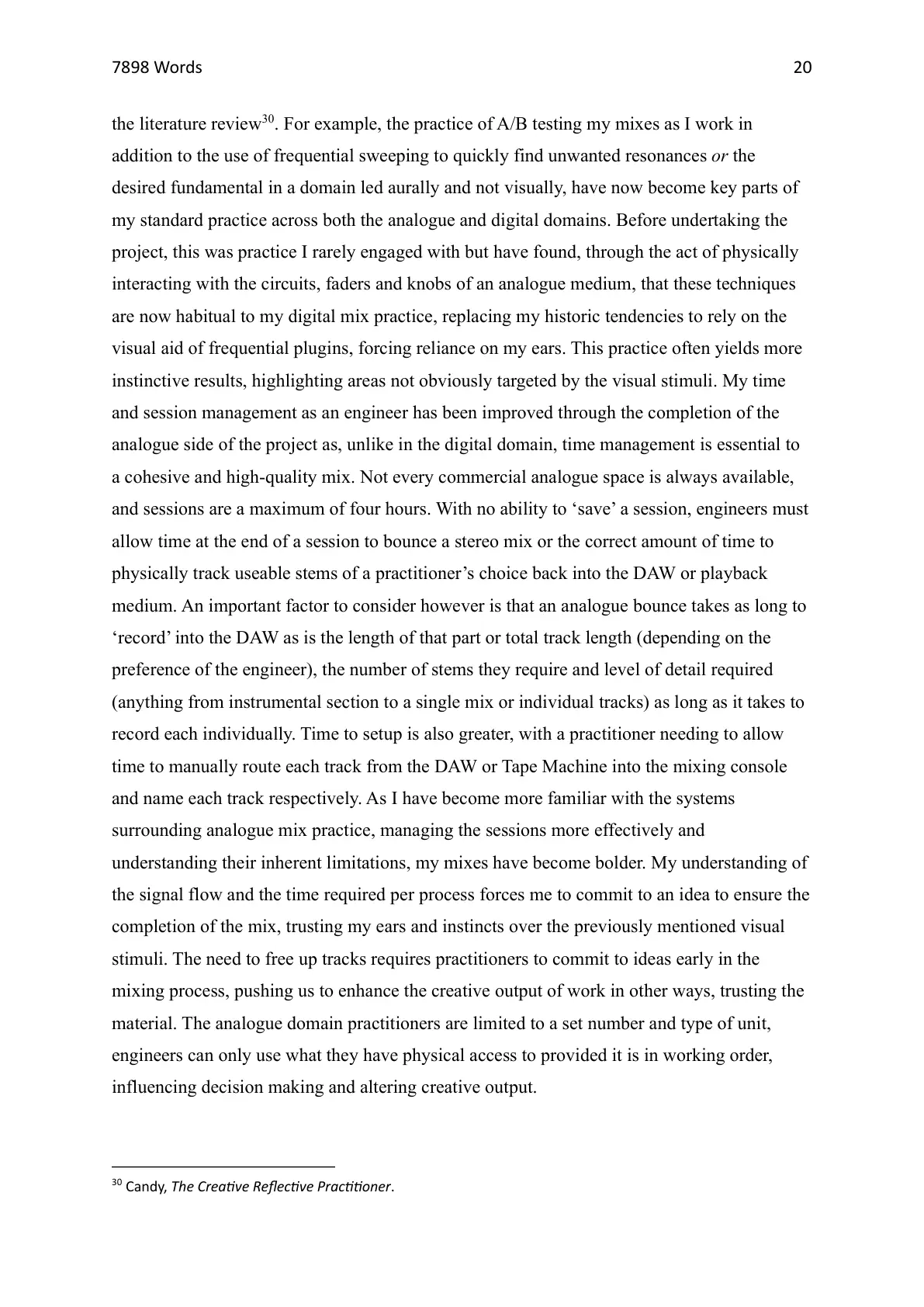 Dissertation page 20 of 23